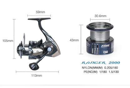 Spinning Fishing Reel RANGER