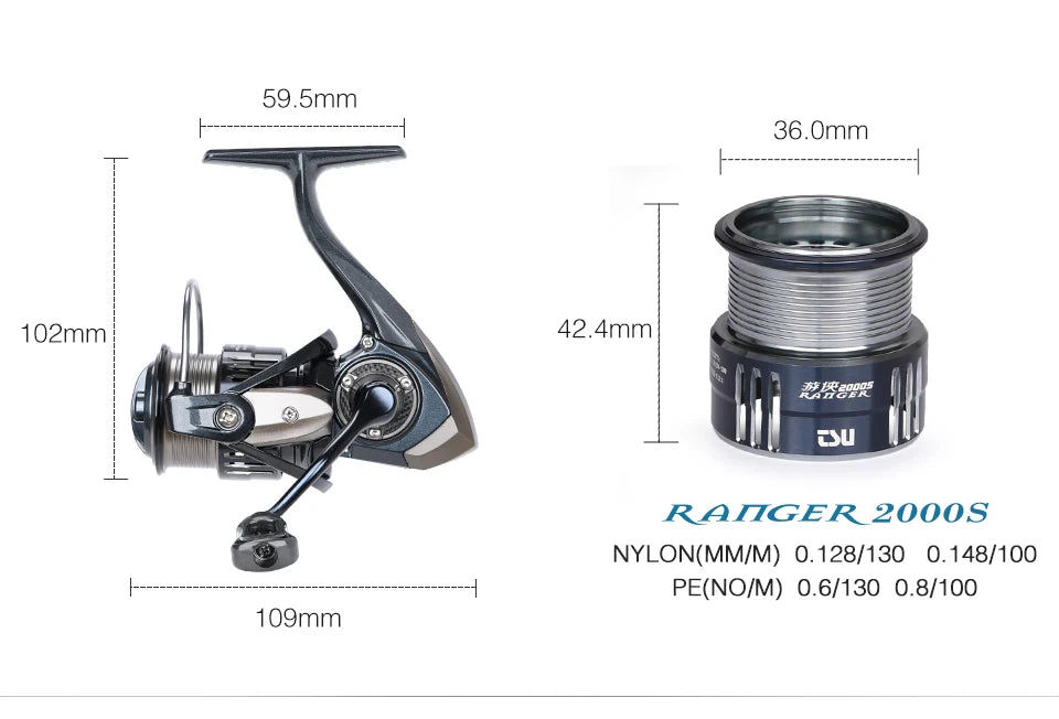 Spinning Fishing Reel RANGER