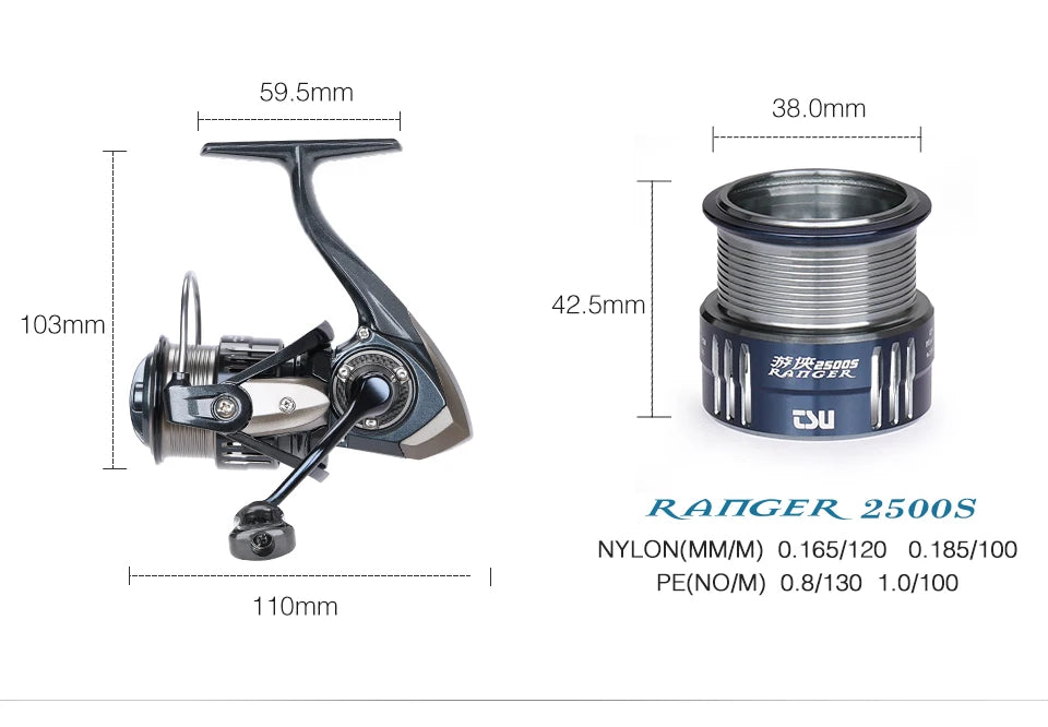 Spinning Fishing Reel RANGER