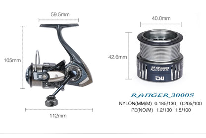 Spinning Fishing Reel RANGER