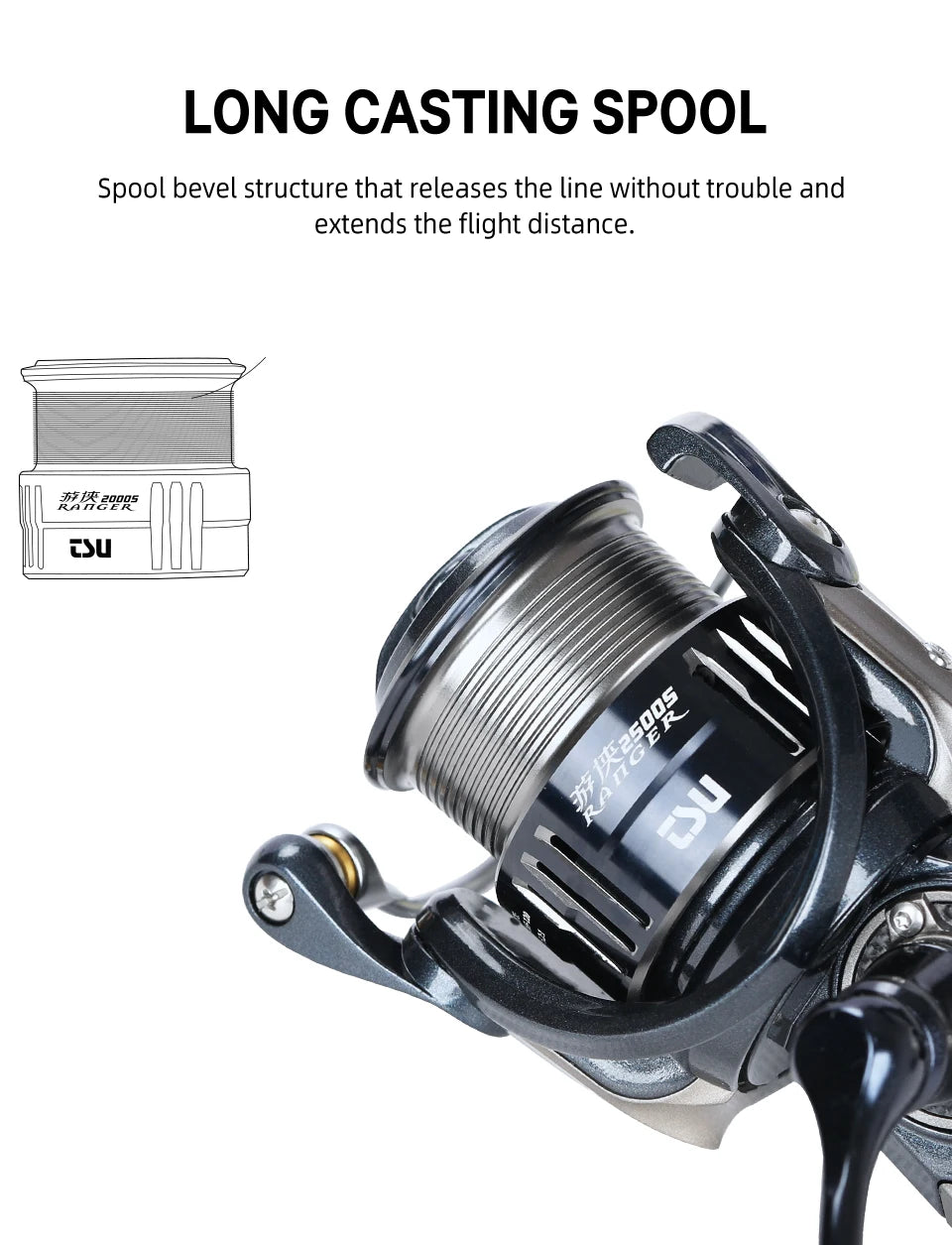 Spinning Fishing Reel RANGER